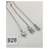 WISH PEARL PENDANT NECKLACES SKULL STAR LOOKS