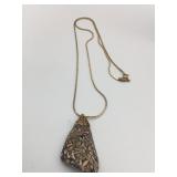 PAARL LANE FAUX STONE PENDANT NECKLACE