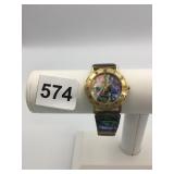 WRISTWATCH ABALONE FACE STRETCH BAND