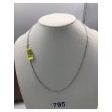 SILVER 925 CHAIN NECKLACE .107OZT