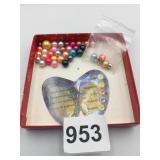 SINGLE BEAD WISH PEARL PENDANTS ASSORTED COLOR