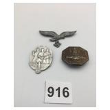 GERMAN NAZI PARTY DAY OF LABOR BADGE LUFWAFFE