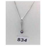SILVER 925 PENDANT NECKLACE DOP PENDANT WITH