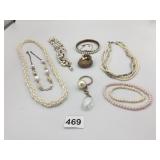 BRACELETS PEARLS BEADS NECKLACE WITH SHELLS AND