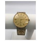 WITTENAUER WRISTWATCH GOLD TONE STRETCH BAND