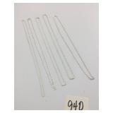 SILVER 925 CHAIN NECKLACES TOTAL WEIGHT .493OZT