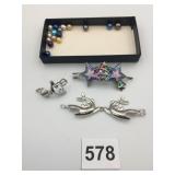 WISH PEARL PENDANTS PEARLS SHARK DOVE STAR