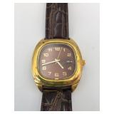 JOAN RIVERS WRISTWATCH BROWN LEATHER BAND