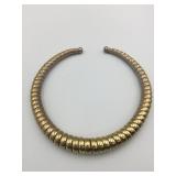 GOLD TONE CHOKER NECKLACE