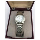 WRISTWATCH CROWN COLLECTION BOXED QUARTZ SILVER