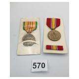 MEDALS ON RIBBON NATIONAL DEFENSE REPUBLIC OF