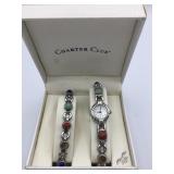 CHARTER CLUB BOXED WRISTWATCH BRACELET INLAID