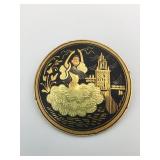 DAMASCENE 2" ROUND PIN SPANISH DANCER