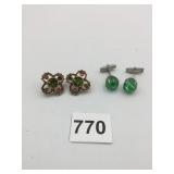 SARAH COVENTRY AUSTRIAN NIGHTS EARRINGS GREEN