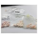WISH PEARL BEADS ASSORTED SIZES PINK WHITE OFF