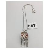 WHICH PEARL NECKLACE WITH DREAMCATCHER PENDANT 6