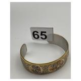 REED AND BARTON BIRD MOTIF CUFF BRACELET
