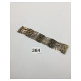 STERLING SILVER MEXICO PANEL BRACELET WITH FACES