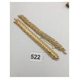 TRIFARI GOLD TONE BRACELETS