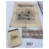 LEATHER TOP PLASTIC COVER BOYS FISHING GRAPH