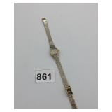 WRISTWATCH LADIES ELGIN TWO TONE METAL