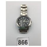 CHARLES RAYMOND SILVER TONE METAL WRISTWATCH
