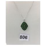 SILVER 925 PENDANT NECKLACE POSSIBLY RUSSIAN