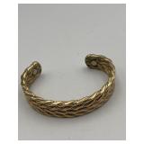 TWO-COLOR ROPE CUFF BRACELET - MARKED HANDMADE IN