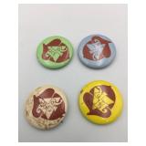 PIN BUTTONS