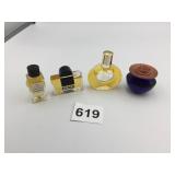 MINIATURE PERFUME SAMPLE BOTTLES FENDI CHANEL