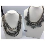STATEMENT NECKLACES CHICOS FIVE STRAND CUBE BEADS