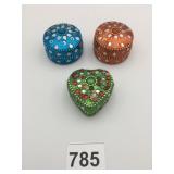TRINKE BOXES GREEN ORANGE BLUE