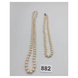 SINGLE STRAND PEARL NECKLACES