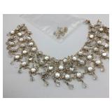 RHINESTONE CLEOPATRA COLLAR NECKLACE NEEDS