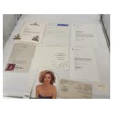 RANDY TRAVIS AUTOGRAPH LETTER, DISNEY LETTERS W/