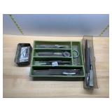 METAL FILES, DRILL BITS, AND HARDWARE IN