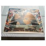A. SCHINDLER 'VOYAGE AUTOUR DU MONDE' LITHOGRAPH