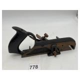 STANLEY NO. 78 RABBET PLANE, VTG HAND TOOL, MADE