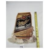 MILLER GENUINE DRAFT ADVERTISING SIGN, CUTOUT