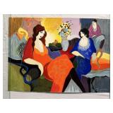 ITZCHAK TARKAY ART PRINT, 'THE SECRET', A.P.