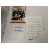 SCORE FRANCO HARRIS HALL OF FAMER CARD W/