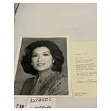 CONNIE CHUNG AUTOGRAPHED PHOTO W/ 1990