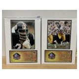 PRO FOOTBALL HALL OF FAME COMMEMORATIVE MATTED