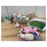 EASTER BASKETS, STUFFED BUNNIES, PLUSH CHICKS,
