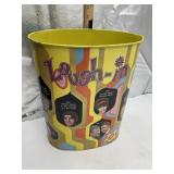 CHEINCO LAUGH-IN VTG TIN WASTEBASKET, CELEBRITY
