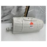 WALL MOUNT CERAMIC WATER DISPENSER, BARREL FORM,