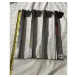 METAL RETAIL DISPLAY SHELF BRACKETS, CHROME