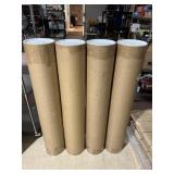 MAILING TUBE W/ PLASTIC CAPS.