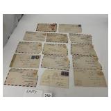 VINTAGE WWII ERA AIRMAIL ENVELOPES, US CENSOR