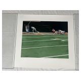 M.C. COREY SIGNED LTD ED LITHOGRAPH, NFL SUPER